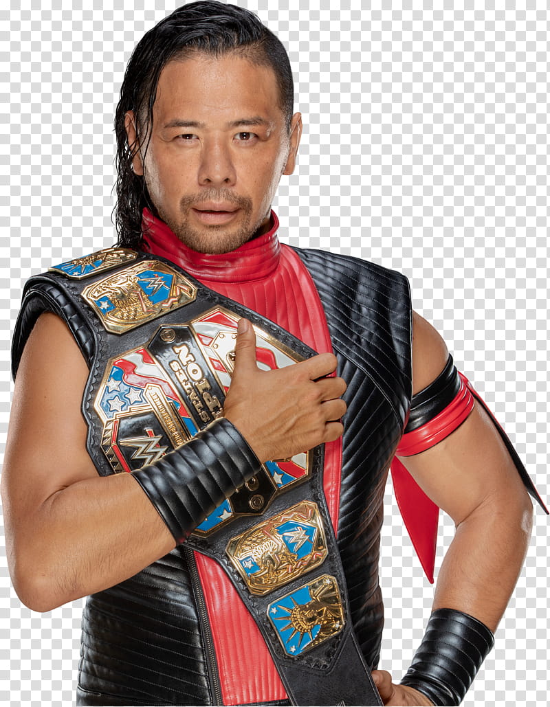 Shinsuke Nakamura NEW US Champion  transparent background PNG clipart