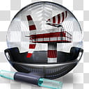 Sphere   , white and red windmill illustration transparent background PNG clipart