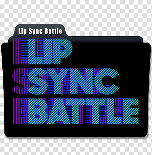 Lip Sync Battle Serie Folders, Lip Sync Battle signage transparent background PNG clipart