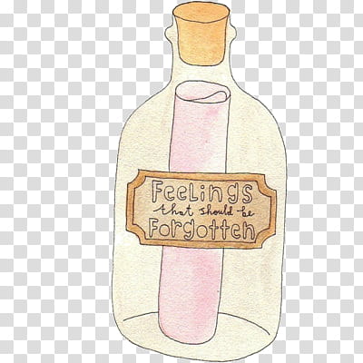 Super  , Feelings that should be forgotten bottle transparent background PNG clipart