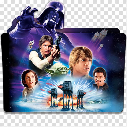 Star Wars Collection Folder Icon Pack, Star Wars Episode  vxx transparent background PNG clipart