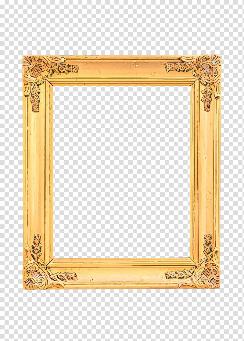 frame, Frame, Yellow, Rectangle, Interior Design, Brass transparent background PNG clipart