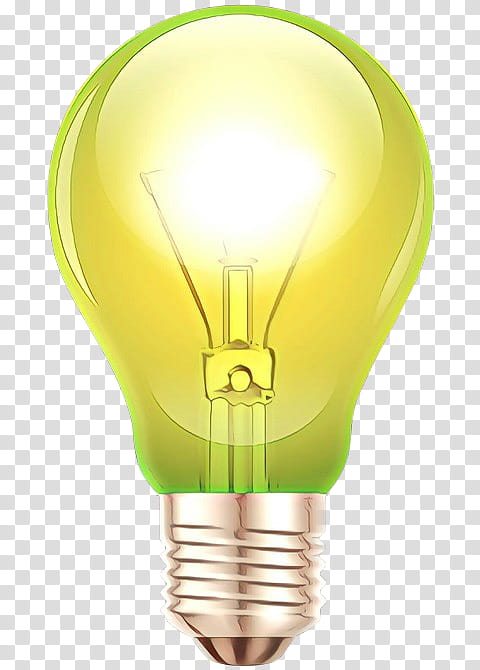 Light bulb, Cartoon, Green, Incandescent Light Bulb, Lighting, Yellow, Compact Fluorescent Lamp, Light Fixture transparent background PNG clipart