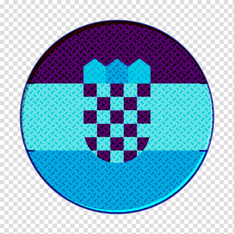 Countrys Flags icon Croatia icon, Aqua, Purple, Turquoise, Cobalt Blue, Violet, Teal, Electric Blue transparent background PNG clipart