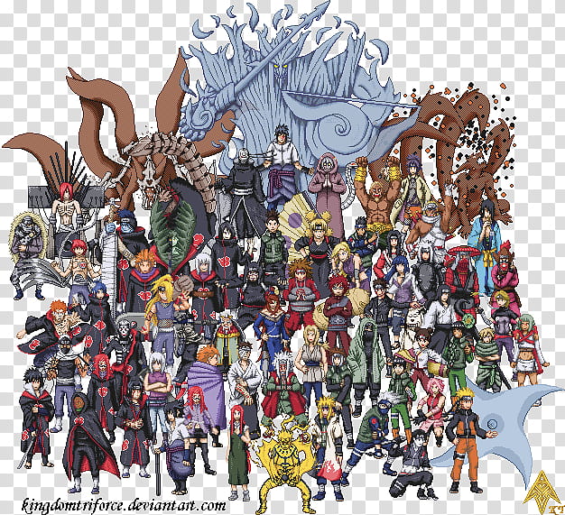 Ultimate Shippuden SpriteGroup, Naruto characters transparent background PNG clipart