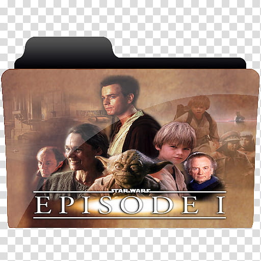 Folders  Star Wars Episode  The Phantom M, Star Wars I The Phantom Menace  icon transparent background PNG clipart
