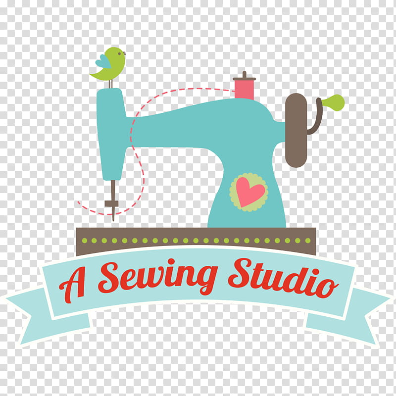 Sewing Studio Text, Sewing Machines, Drawing, Handsewing Needles, Logo transparent background PNG clipart