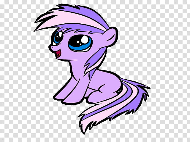 Lavender Breeze as a Filly transparent background PNG clipart