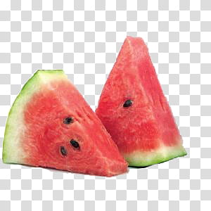 Rainbow Times KIT, two slices of watermelon fruit transparent background PNG clipart