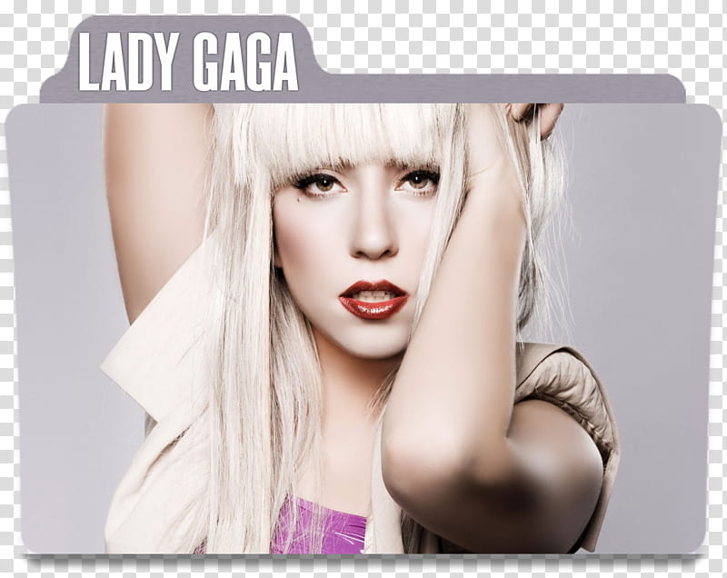 Lady Gaga folder icon transparent background PNG clipart