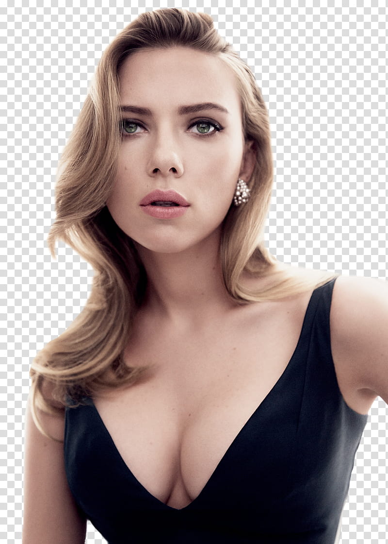 Scarlett Johansson ,  transparent background PNG clipart