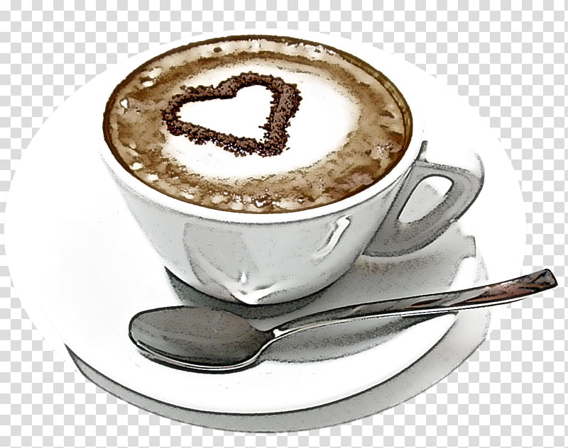 Coffee cup, Wiener Melange, Cappuccino, Babycino, Coffee Milk, Caffeine transparent background PNG clipart