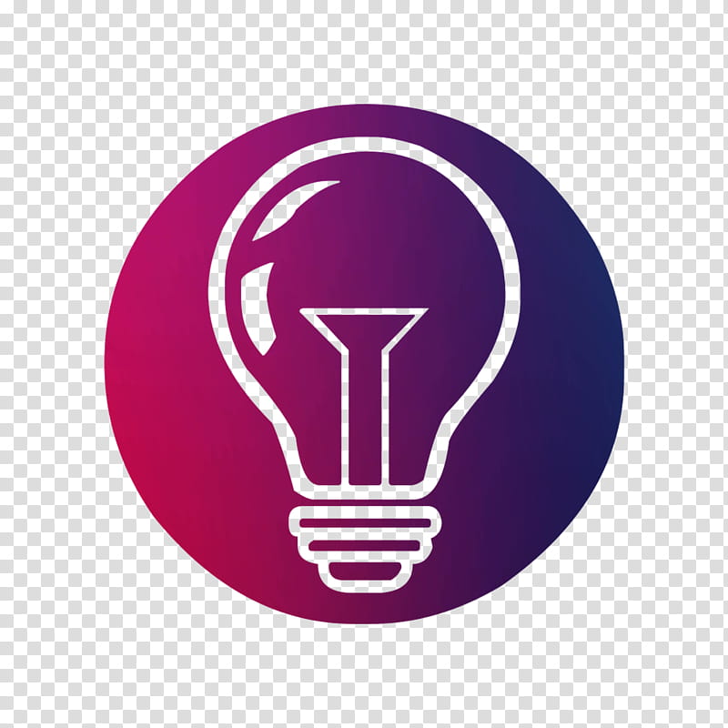 Light Bulb, Logo, Purple, Violet, Magenta, Microphone, Lighting, Circle transparent background PNG clipart