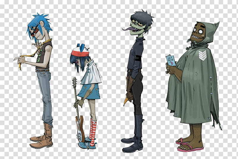 Gorillaz transparent background PNG clipart