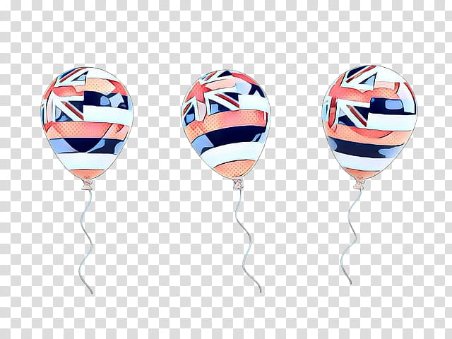 Hot air balloon, Pop Art, Retro, Vintage, Flag, Rattle transparent background PNG clipart