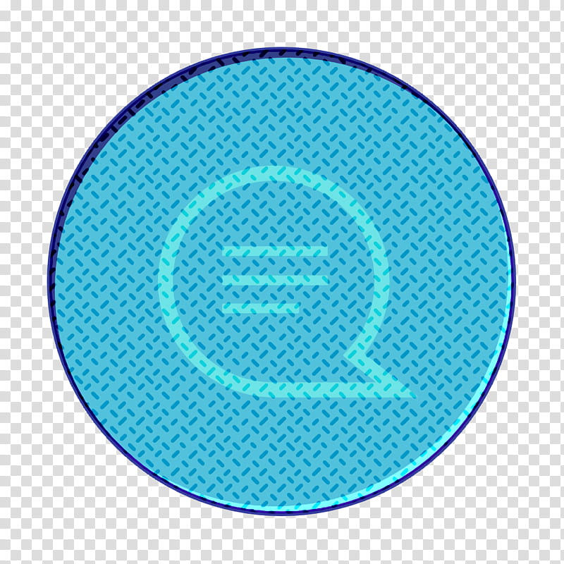 chat bubble icon conversation icon message icon, Message Bubble Icon, Messaging Icon, Starred Conversation Icon, Talk Icon, Aqua, Blue, Turquoise transparent background PNG clipart