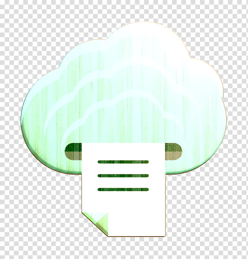 Cloud computing icon Printer icon Business icon, White, Green, Logo, Leaf, Meteorological Phenomenon, Plant, Label transparent background PNG clipart