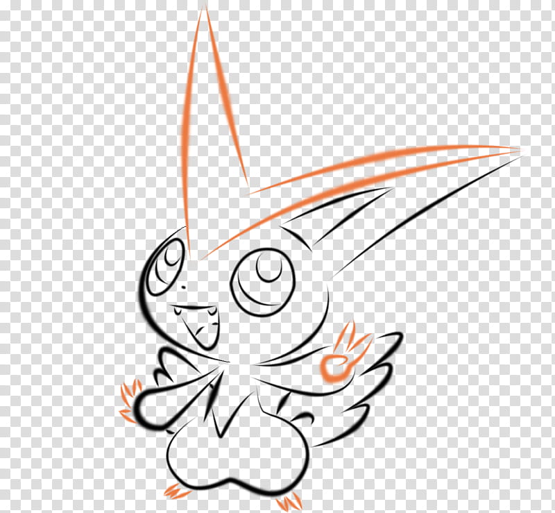 Victini from de Pokemon Black And White transparent background PNG clipart