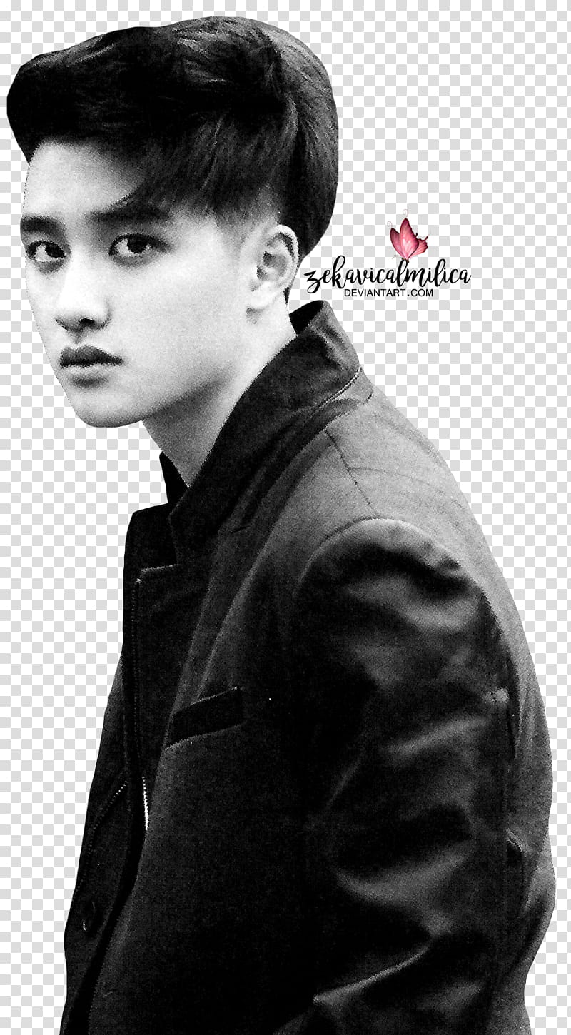 EXO D O Die Jungs, man looking left side transparent background PNG clipart