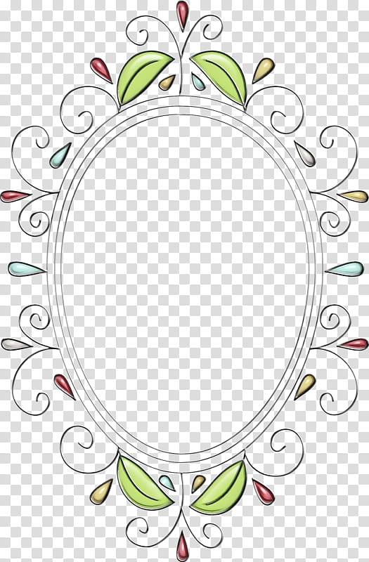 frame, Watercolor, Paint, Wet Ink, Plant, Frame, Oval, Ornament transparent background PNG clipart