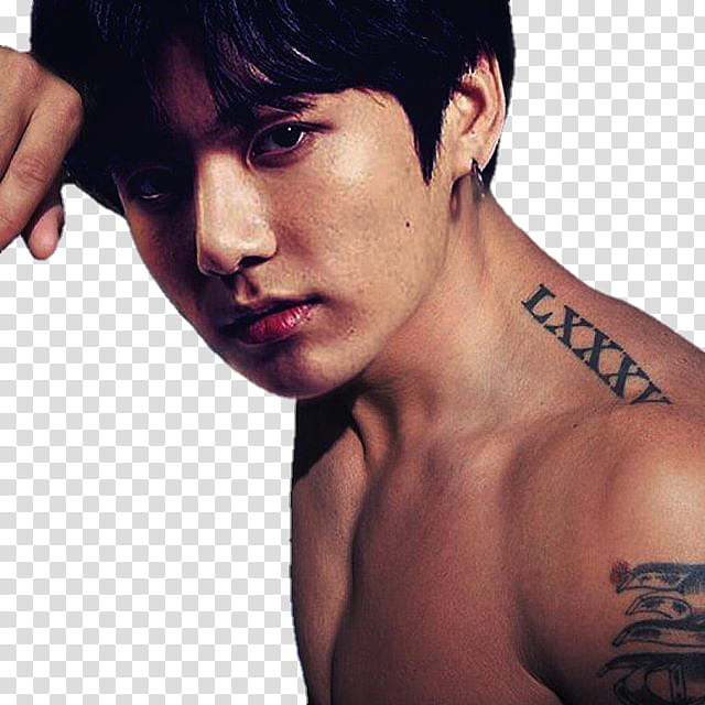 JEON JUNGKOOK TATTOO BTS BADBOY transparent background PNG clipart