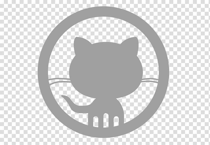 Dog And Cat, Github, Logo, Symbol, Chocolatey, White, Black, Circle transparent background PNG clipart