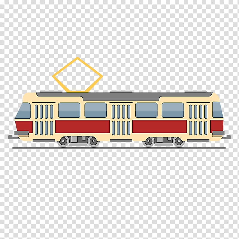 transport vehicle rolling train locomotive, Rolling , Railroad Car, Passenger Car, Public Transport, Tram, Bus transparent background PNG clipart
