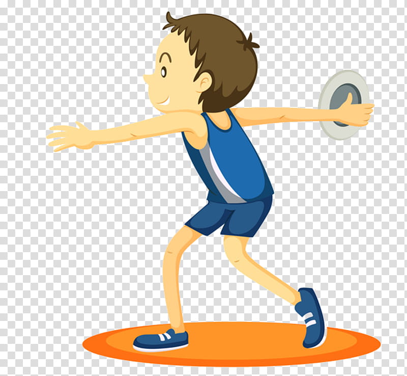 Fitness, Discus Throw, Sports, Track And Field Athletics, Throwing, Shot Puts, Cartoon, Joint transparent background PNG clipart