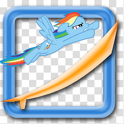 All icons in mac and ico PC formats, Pdf, DashieFoxitReader, My Little Pony Rainbow Dash illustration transparent background PNG clipart