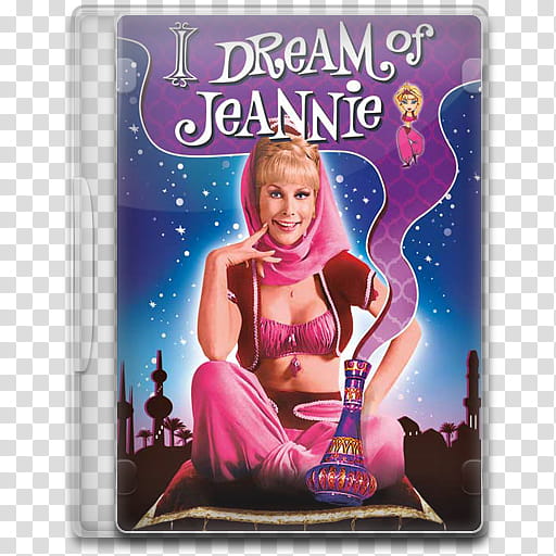 TV Show Icon Mega , I Dream of Jeannie, Dream of Jeannie DVD case transparent background PNG clipart