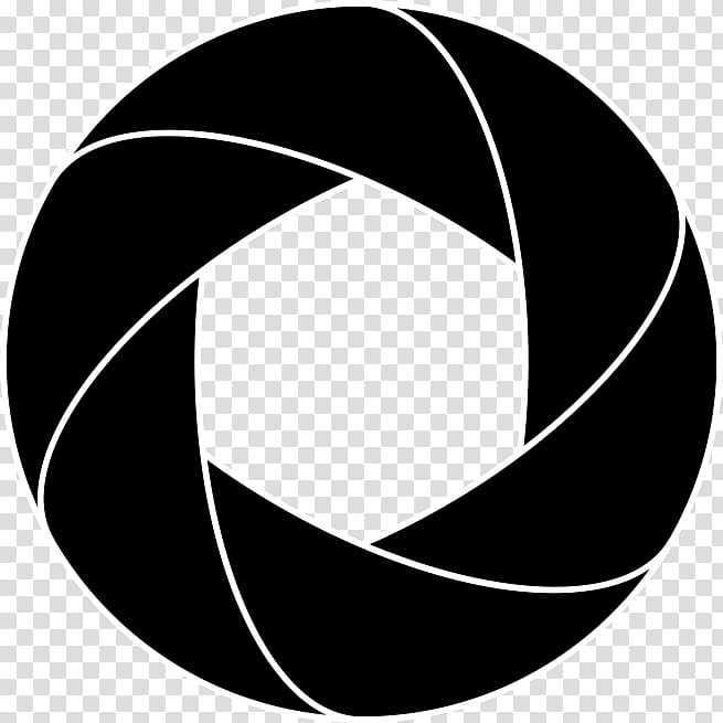 Camera Lens Logo, graphic Film, Shutter, Aperture, Diaphragm, Black, Black And White
, Circle transparent background PNG clipart
