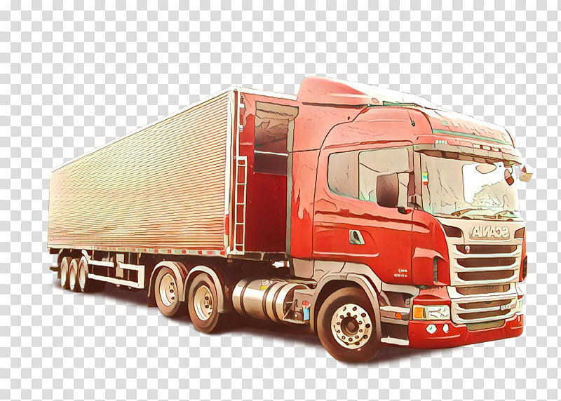 Car Land Vehicle, Model Car, Commercial Vehicle, Scale Models, Public Utility, Cargo, Truck, Semitrailer Truck transparent background PNG clipart