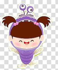 disney, Disney Monster's Inc. Boo illustration transparent background PNG clipart