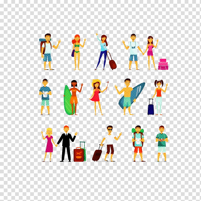 people icon, Travel Cartoon, Turist transparent background PNG clipart
