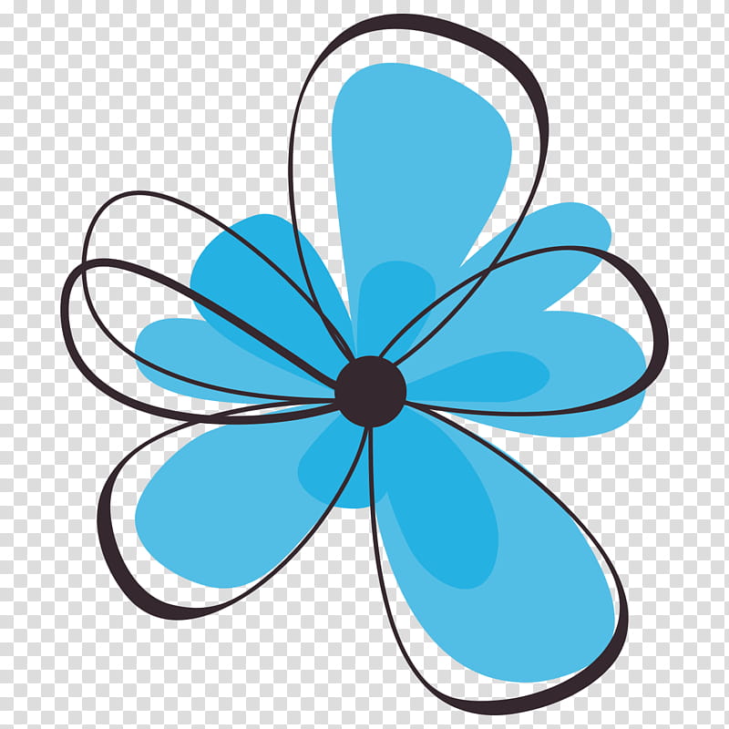 Flower Painting, Petal, Drawing, Pen, Marker Pen, Cartoon, Stroke, Blue transparent background PNG clipart
