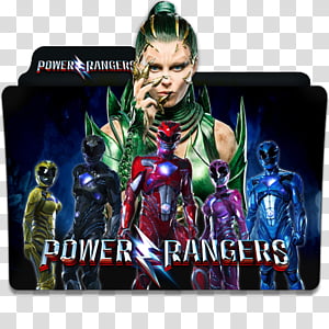 Power Rangers 2017 Folder Icon , Power Rangers v6 logo2 transparent background PNG clipart thumbnail