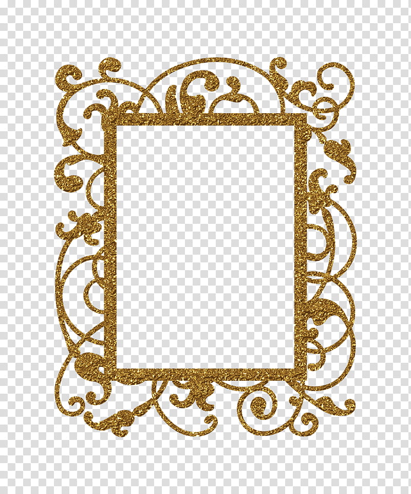 A FRAME can MAKE UR BEAUTIFUL, gold-colored mirror frame transparent background PNG clipart