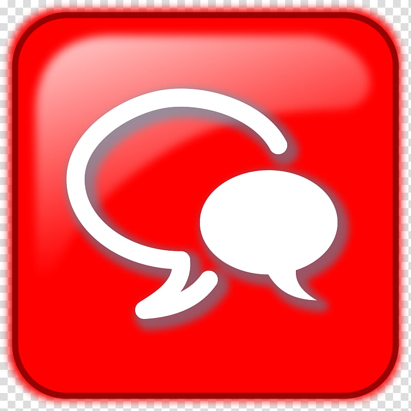 Email Button, Online Chat, Instant Messaging, Emoticon, Web Button, LiveChat, Google Talk, Red transparent background PNG clipart