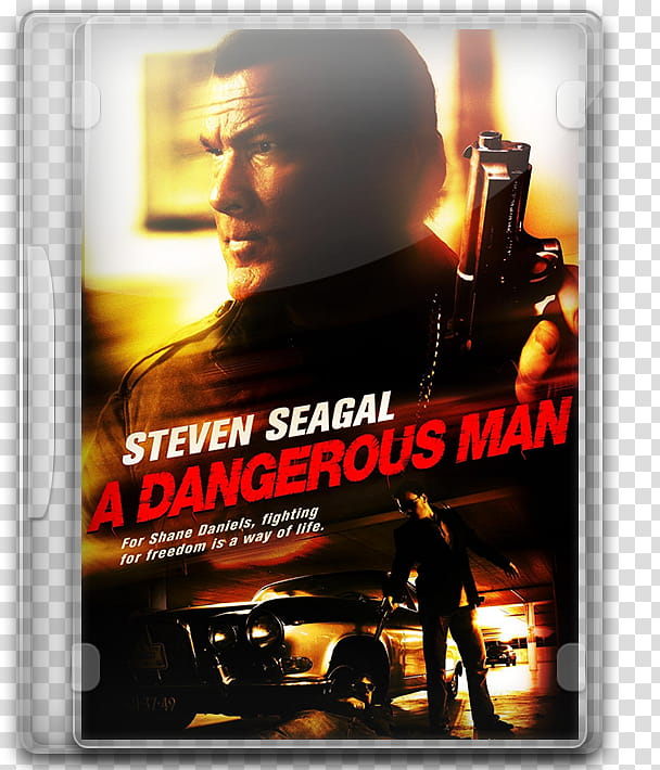 A Dangerous Man  DVD Case Icon transparent background PNG clipart