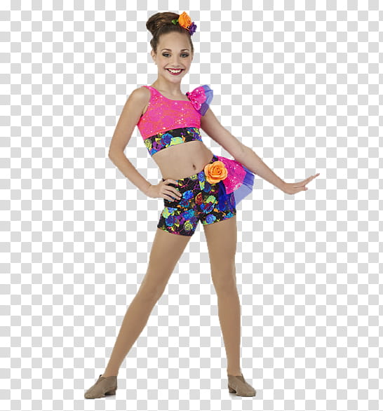 Maddie Ziegler , woman wearing pink tankini transparent background PNG clipart