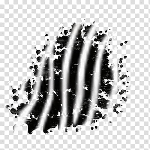 Splatter Pattern S, black and white striped illustration transparent background PNG clipart