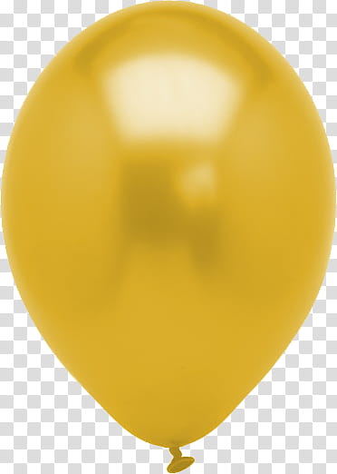 Happy New Year , yellow inflated balloon illustration transparent background PNG clipart