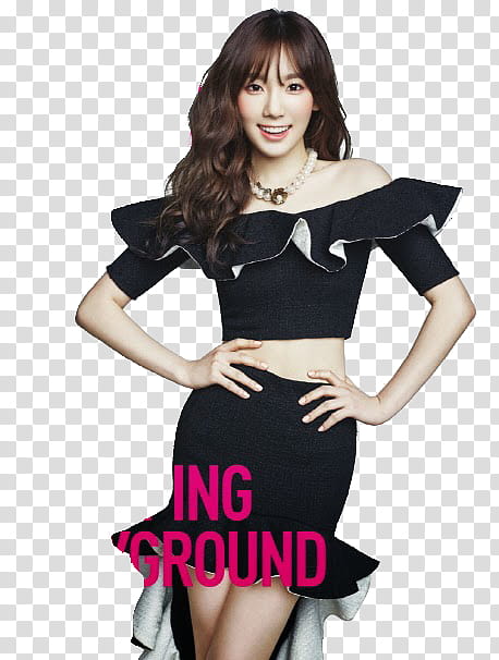 SNSD Taeyeon Ceci  Render transparent background PNG clipart