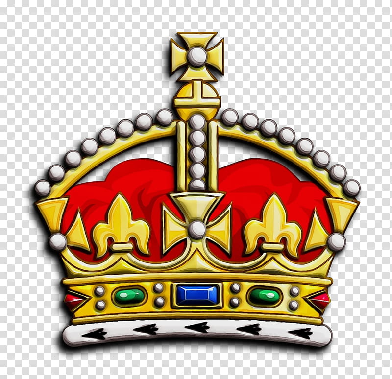 Cartoon Crown, Symbol, George Vi, Emblem transparent background PNG clipart
