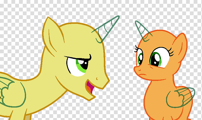 You re sure you don t like me Base , orange unicorn illustration transparent background PNG clipart