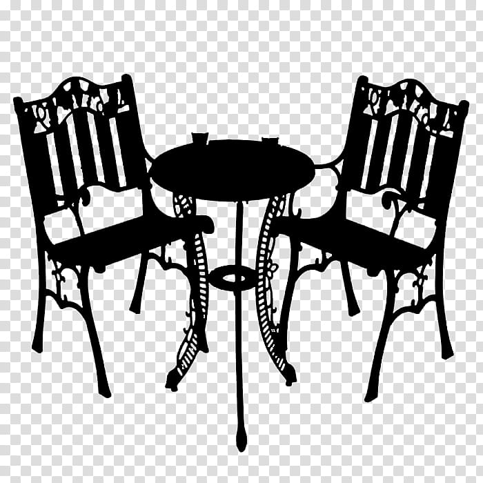 Kitchen, Table, Chair, Angle, Furniture, Outdoor Table, Kitchen Dining Room Table, Blackandwhite transparent background PNG clipart