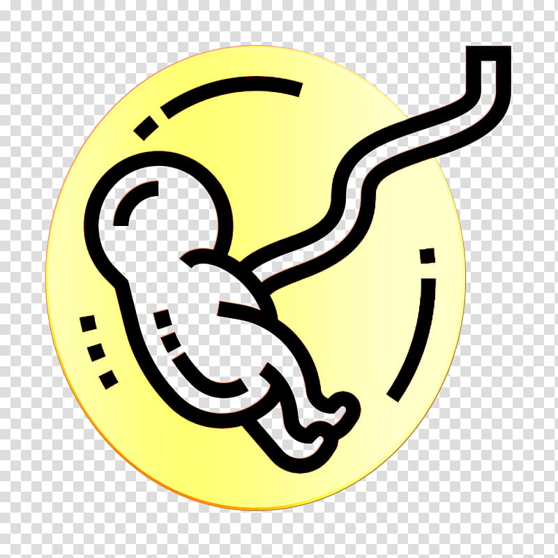 Health Checkup icon Pregnant icon Fetus icon, Yellow, Banana, Symbol transparent background PNG clipart