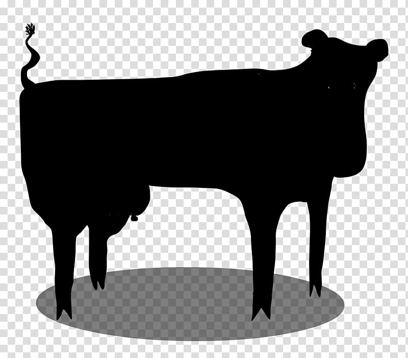 Family Silhouette, Dairy Cattle, Dog, Ox, Snout, Black M, Bovine, Bull transparent background PNG clipart