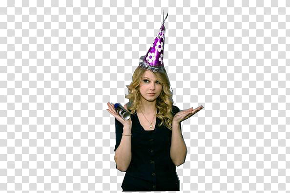 Taylor swift party hat transparent background PNG clipart