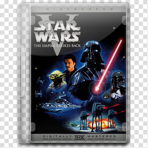 DVD  Star Wars Episode  The Empire Strike, Star Wars V The Empire Strikes Back  icon transparent background PNG clipart